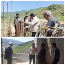 بازدید اعضای کمیته ایمنی آب شرب استان از سد نرماب