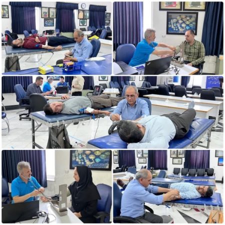 کارکنان شرکت آب منطقه ای گلستان خون خود را اهدا کردند