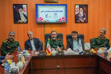 برگزاری نشست رئیس و اعضای هیات‌مدیره سازمان نظام مهندسی با فرمانده سپاه نینوا استان گلستان