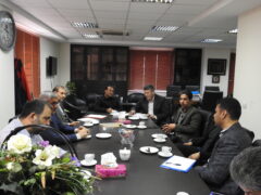 جلسه مدیرعامل سازمان مدیریت پسماند استان گلستان با مدیران شرکت فراب