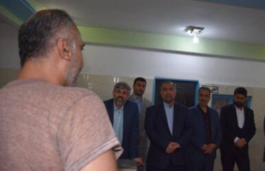 بازدید سه ساعته رئیس کل دادگستری گلستان از زندان گرگان/ بررسی درخواست های ۲۰۰ مددجو