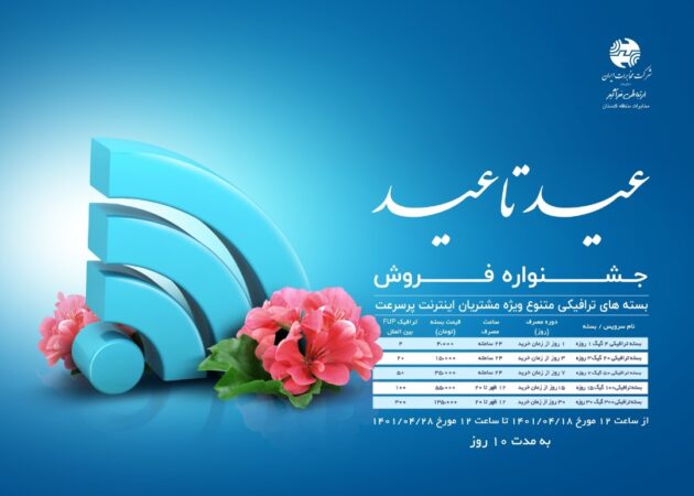آغاز جشنواره فروش اینترنت پرسرعت مخابرات منطقه گلستان