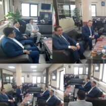 دیدار سرکنسول قزاقستان در گلستان با مدیر کل فرودگاههای استان