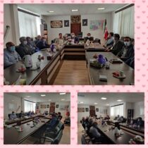 جلسه بررسی وضعیت نیمه کاره منازل مسکونی احداثی در سایت مسکن مهر ۳۰ واحدی از سال ۹۹(آسیب دیدگان سیل) برگزار شد