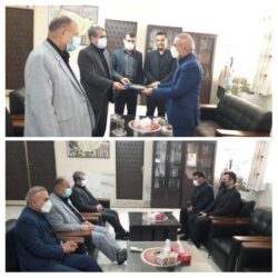 برگزاری مراسم تکریم و معارفه مدیر اداره صمت شهرستان مینودشت