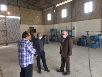 بازدید رئیس سازمان صنعت ، معدن و تجارت استان گلستان از طرح تولیدی اگزوز سازی قاسمی در ناحیه صنعتی گوزن فارس شهرستان گرگان
