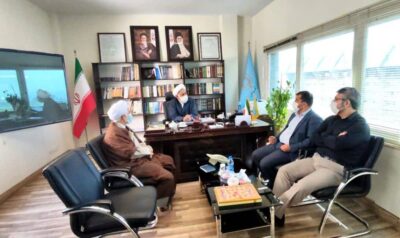 دیدار مدیرکل بنیاد مسکن گلستان و حجت الاسلام ولی نژاد با نماینده معزز مقام معظم رهبری در بنیاد مسکن انقلاب اسلامی