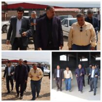بازدید از شهرک صنعتی گرگان یک در خصوص رفع موانع و مشکلات تولید