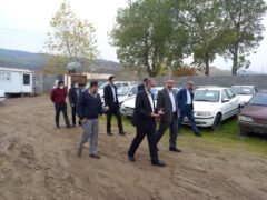 بازدید رئیس کل دادگستری گلستان و دادستان مرکز استان از پارکینگ خودروهای توقیفی