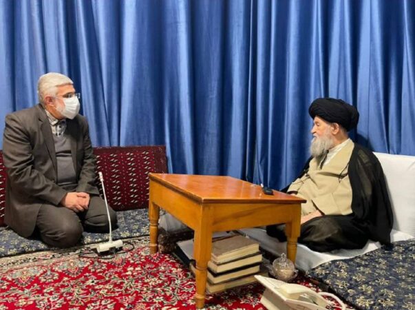 دیدار استاندار گلستان با مرجع تقلید شیعیان جهان