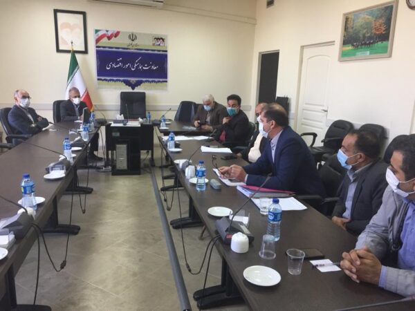 برگزاری جلسه کارگروه تسهیل و رفع موانع تولید استان گلستان با حضور رئیس سازمان صنعت