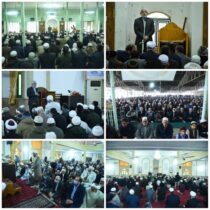 حضور استاندار گلستان در نماز جمعه اهل سنت آق قلا