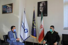 دیدار مدیرکل کمیته امداد استان گلستان با رئیس پلیس فتای گلستان