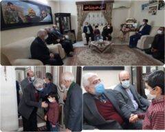 دیدار استاندار گلستان با خانواده شهید مدافع حرم