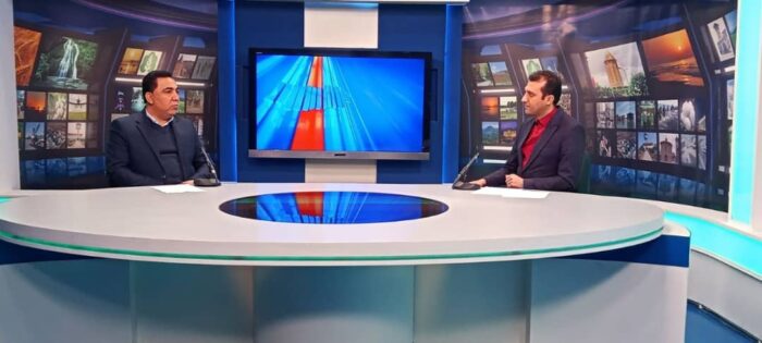 مصاحبه تلویزیونی مدیر مخابرات منطقه با سیمای مرکز گلستان
