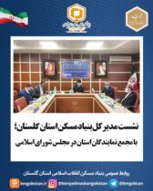 قدردانی مجمع نمایندگان گلستان در مجلس از اقدامات و برنامه های بنیادمسکن