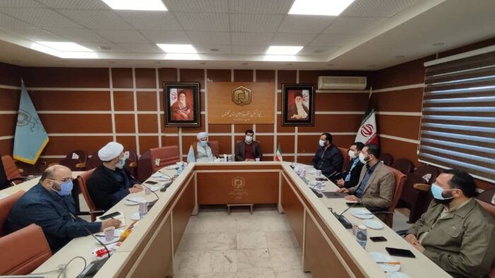 نشست مدیرکل بنیاد مسکن استان گلستان و مسئول دفتر نمایندگی ولی فقیه در بنیاد مسکن استان با تعدادی از مسئولان گروه های جهادی استان