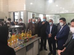 بازدید معاون هماهنگی امور اقتصادی استانداری گلستان از کارخانه تولید روغن خوراکی و سس شرکت عالیا گلستان در شهرستان کردکوی