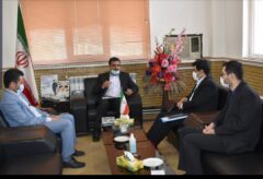 دیدار مدیر عامل شرکت شهرکهای صنعتی استان گلستان با فرماندار شهرستان علی آباد
