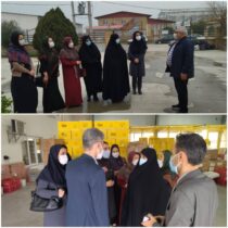 مدیرکل امور بانوان و خانواده استانداری گلستان از واحدهاي تولیدی در شهرک صنعتی آق قلا بازدید نمود.