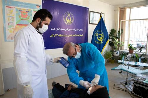ارائه خدمات رایگان دندانپزشکی به مددجویان منطقه ۳ گرگان