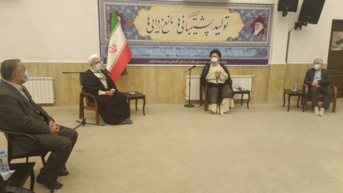 دیدار دادستان کل کشور با نماینده ولی فقیه در گلستان