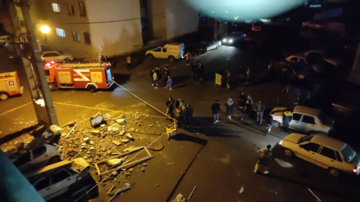 حادثه انفجار مجتمع مسکونی در مسکن مهر گلستان سه نفر مصدوم برجای گذاشت