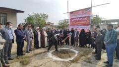 عملیات اجرایی احداث پروژه ۲۸ واحدی طرح نهضت ملی مسکن روستای گزغربی
