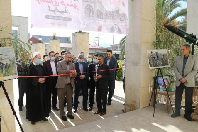 رونمایی از ماکت عملیات بیت المقدس  در محوطه دادگستری گلستان