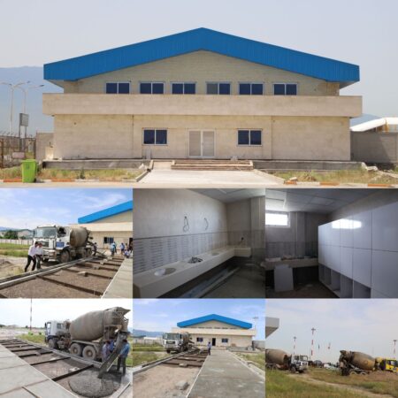 تکمیل و بهره برداری از سالن مسقف چند منظوره ورزشی فرودگاه گرگان