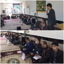 حضور رئیس اداره مخابرات گالیکش در میز خدمت روستاهای تورنگ تپه و کمال آباد
