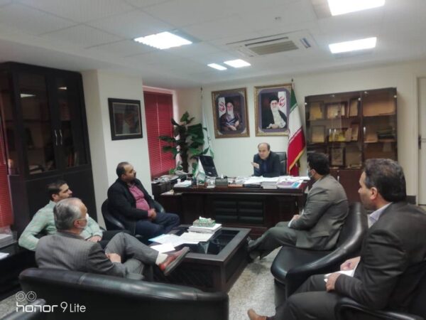 دیدار مهندس سمیعی  با  مهندس کیا بخشدار محترم شهرستان کردکوی