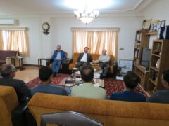 نشست و دیدار صمیمی فرماندار گالیکش با مالک و رئیس واحد صنعتی طلای سفید