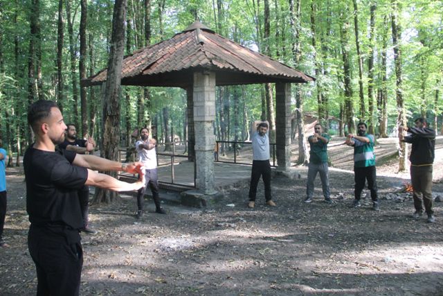 برگزاری ورزش پیاده روی و صبحگاهی در شهرستان کردکوی