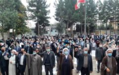 فریاد ظلم ستیزی گلستانی‌ها علیه استکبار جهانی