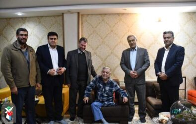 دیدار مدیرکل بنیاد شهید و امور ایثارگران استان گلستان با «علی رضا حیدری» جانباز ۷۰ درصد