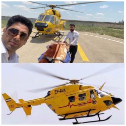 نجات جان بیماران گلستانی با ۳ سورتی پرواز بالگرد در یک روز