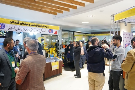 مشارکت اداره کل آموزش فنی و حرفه ای استان گلستان دربیست وچهارمین دوره نمایشگاه دستاوردهای پژوهش، فناوری و فن‌بازار