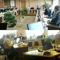 جلسه ستاد راهبری معاونت آب و خاک با عنوان بررسی روند اجرای طرح زهکشی استان