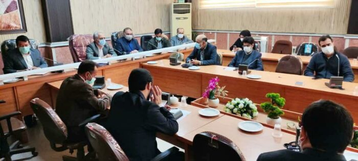 برگزاری جلسه شورای مسکن شهرستان بندر ترکمن با حضور مهندس محبوبی، مدیر کل راه و شهرسازی استان، شیرنگی، فرماندار بندرترکمن، مدیر بنیاد مسکن و مدیران دستگاه‌های عضو شورا