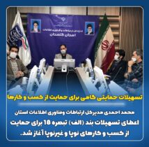 مدیرکل ارتباطات و فناوری اطلاعات استان گلستان: تسهیلات حمایتی گامی برای حمایت از کسب و کارها