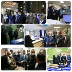 بازدید شبانه رئیس دانشگاه علوم پزشکی و کوهساری نماینده مردم در مجلس شورای اسلامی از بیمارستان شهرستان های آزادشهر و رامیان
