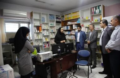 بازدید مدیر برنامه ریزی ورئیس فناوری اطلاعات وارتباطات بهداشت ودرمان صنعت نفت از درمانگاه منطقه گلستان