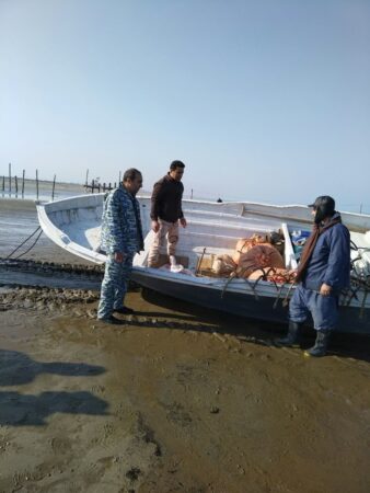 اجرای عملیات مشترک توسط نیروهای یگان حفاظت از منابع آبزی شیلات گلستان و مازندران