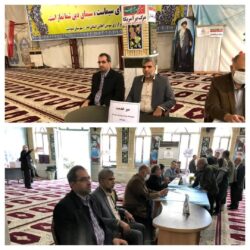 حضور رئیس مخابرات شهرستان مینودشت در میز خدمت