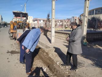 بازدیدفرماندار شهرستان گنبد از عملیات توسعه فیبر توسط مخابرات