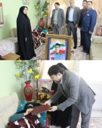 دیدار مدیر کل شیلات گلستان با مادر معزز شهید گرانقدر محمد زمان بیگی