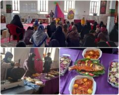 برگزاری کارگاه آموزشی طبخ آبزیان در روستای باینال شهرستان کلاله