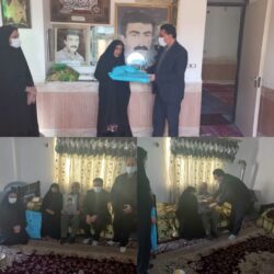 دیدار مدیر مخابرات منطقه گلستان با چند تن از خانواده شهدا