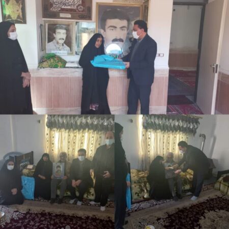 دیدار مدیر مخابرات منطقه گلستان با چند تن از خانواده شهدا